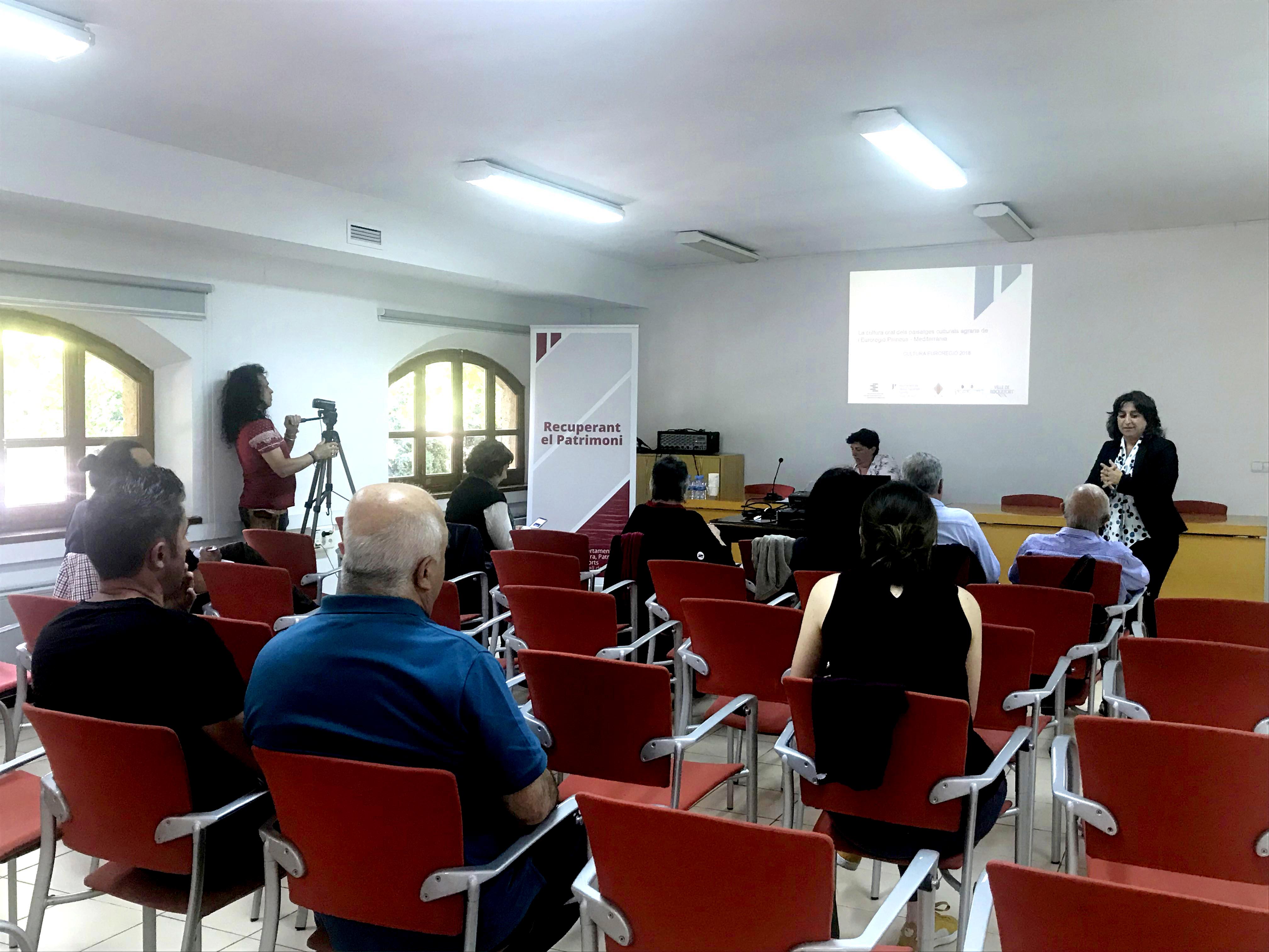 Jornada de presentación del proyecto «La cultura oral de los paisajes culturales agrarios de la Eurorregión Pirineos-Mediterráneo». Mayo 2019